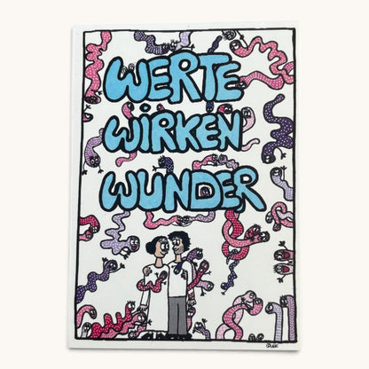 Werte wirken Wunder · Kartenbuch – Cover