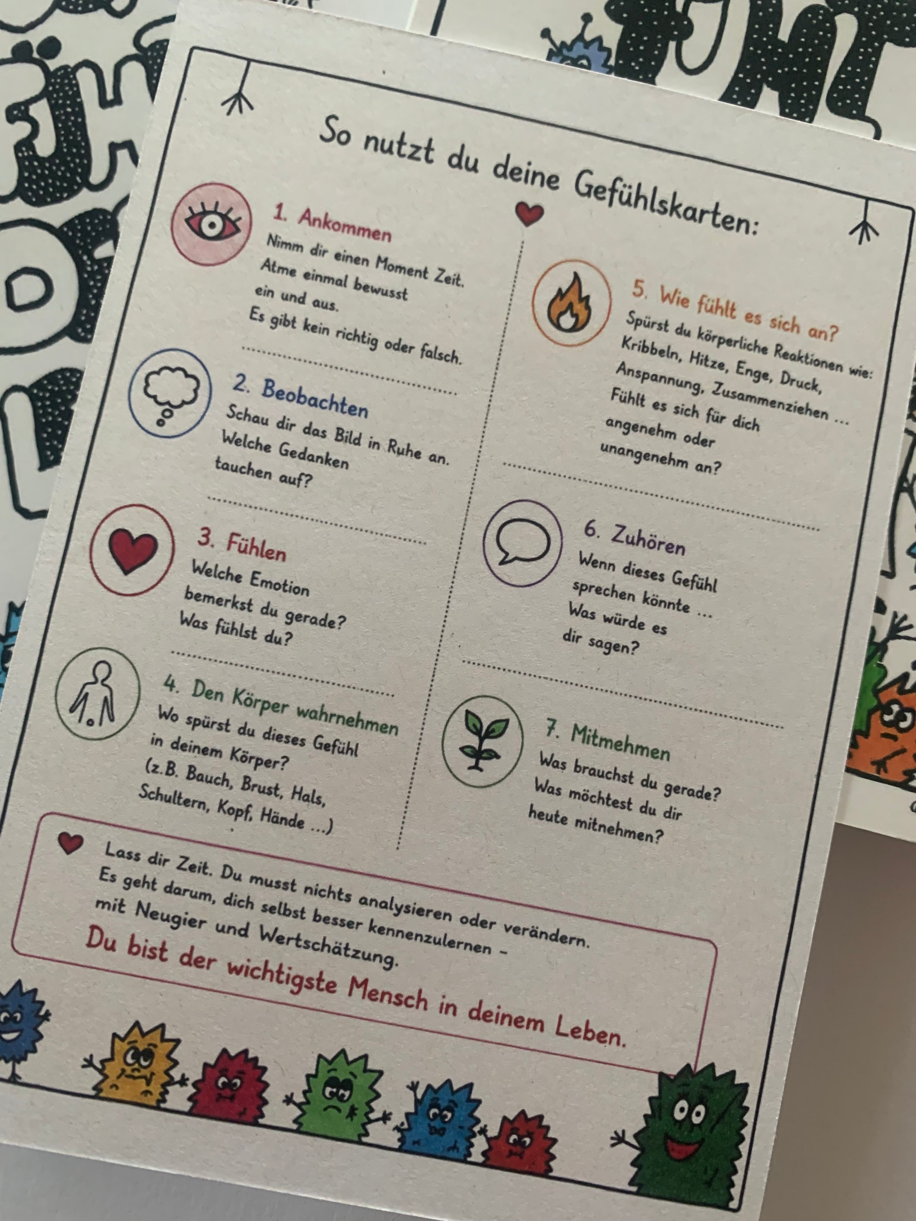 Kartenbuch: Wer fühlt, der lebt (Teil 2)
