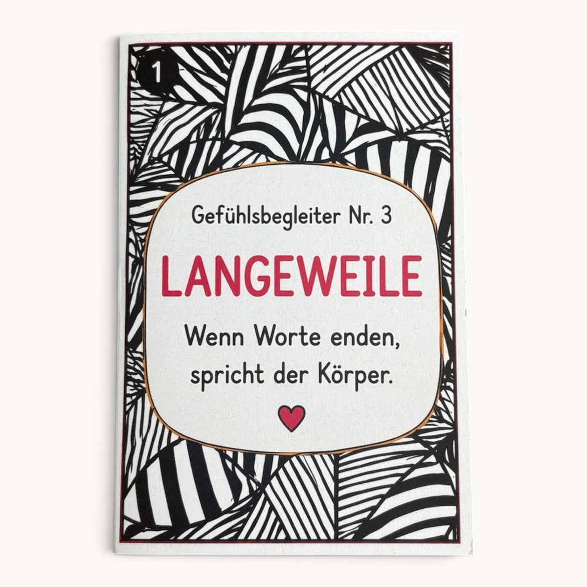 Gefühlsbegleiter Nr. 3 Langeweile – Cover