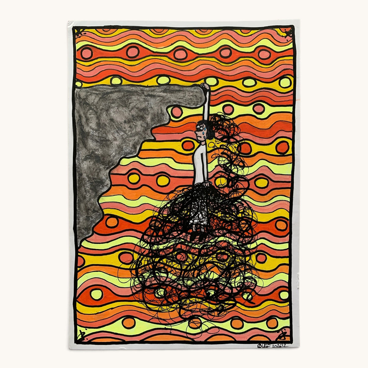 Festhalten – Fine-Art-Print nach handgezeichneter Illustration (Teil 1)