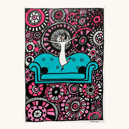 Freude – Fine-Art-Print nach handgezeichneter Illustration (Teil 2)