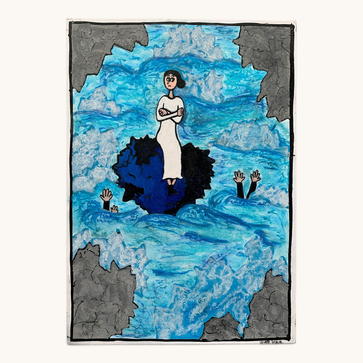 Gefühlskälte – Fine-Art-Print nach handgezeichneter Illustration (Teil 1)