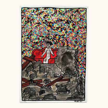 Gleichgültigkeit – Fine-Art-Print nach handgezeichneter Illustration (Teil 1)