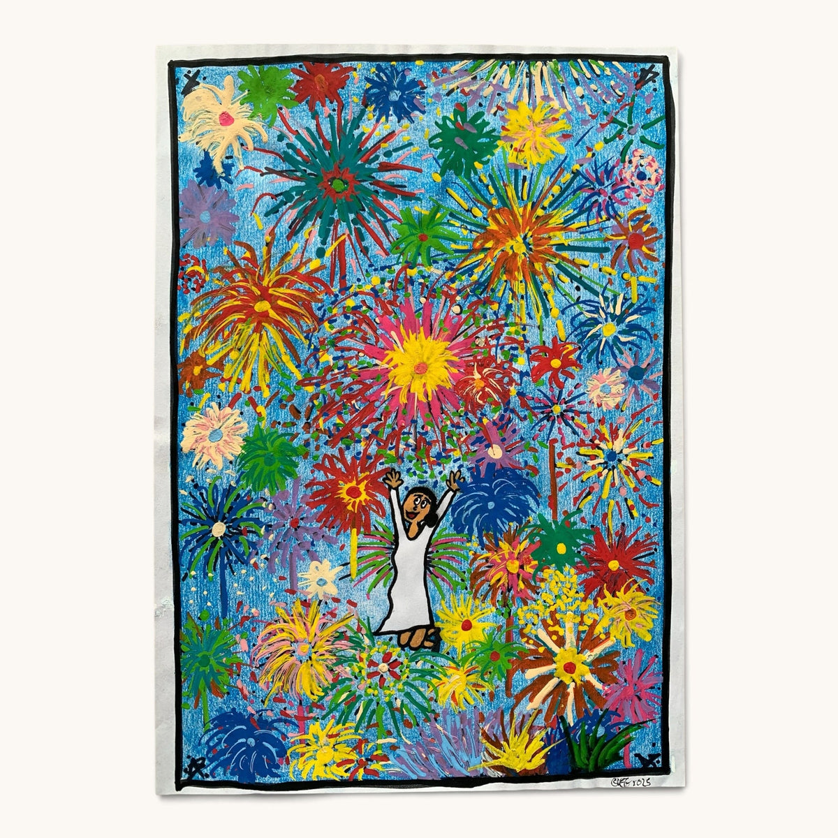 Glück – Fine-Art-Print nach handgezeichneter Illustration (Teil 2)