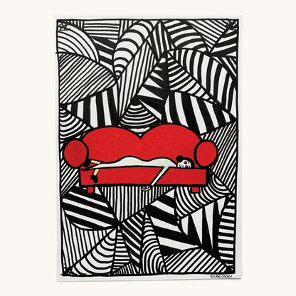Langeweile – Fine-Art-Print nach handgezeichneter Illustration (Teil 2)