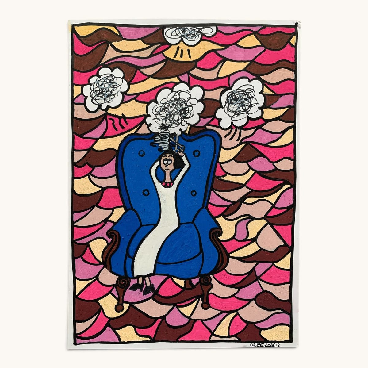 Loslassen – Fine-Art-Print nach handgezeichneter Illustration (Teil 1)