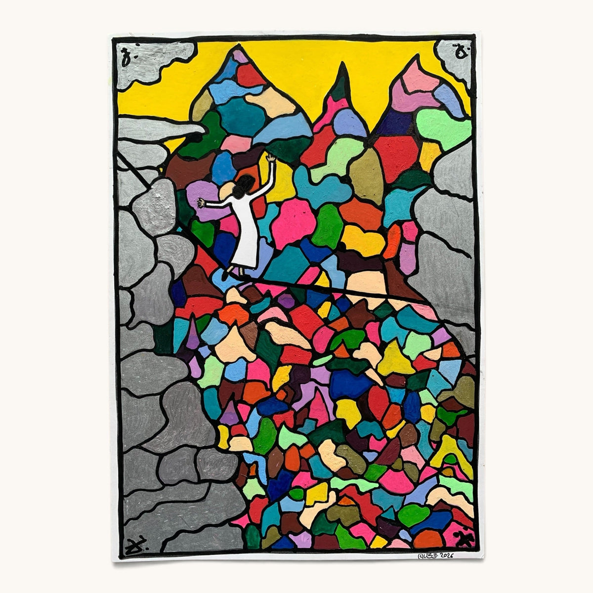 Mut – Fine-Art-Print nach handgezeichneter Illustration (Teil 1)