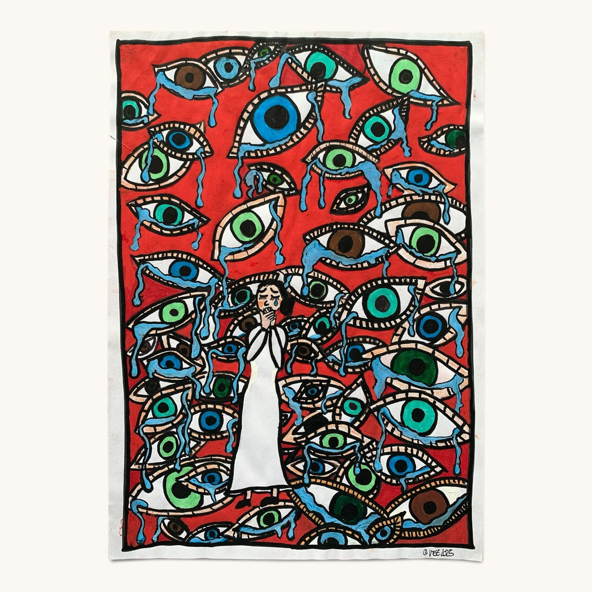 Trauer – Fine-Art-Print nach handgezeichneter Illustration (Teil 2)