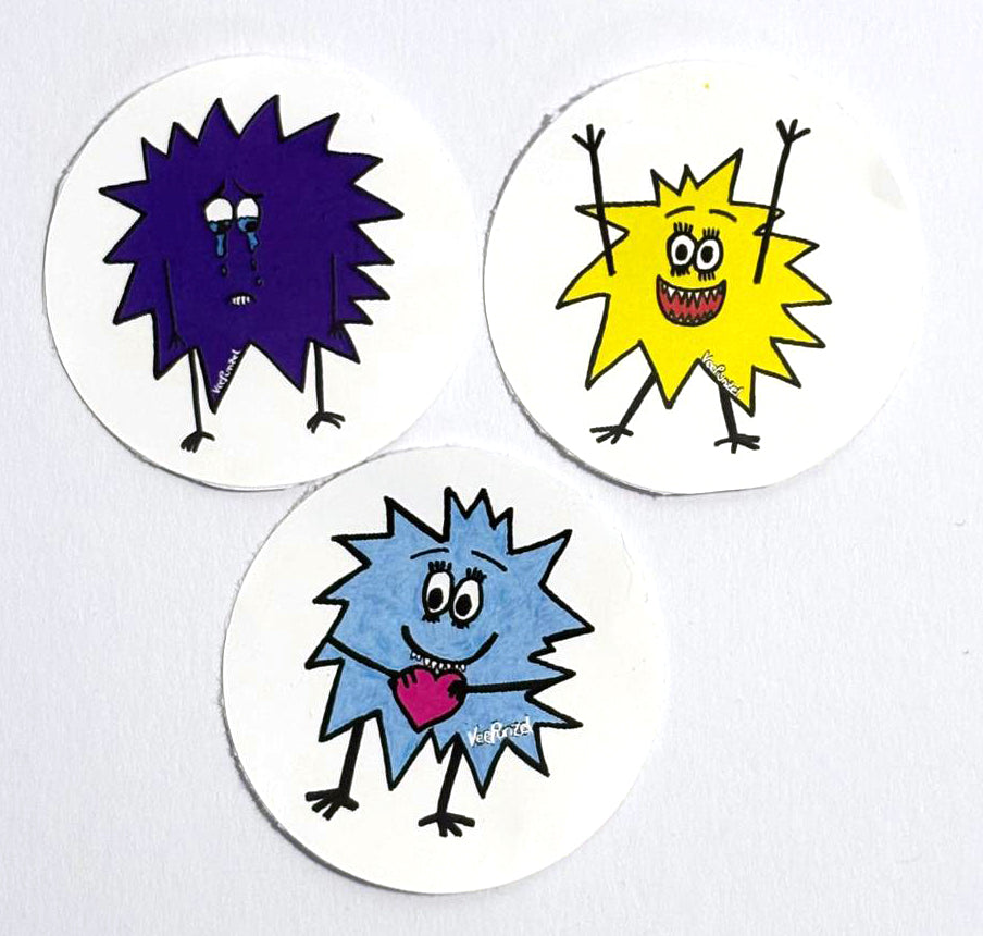 Gefühlsmonster – Sticker-Set