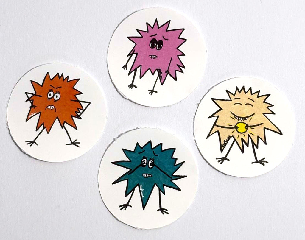 Gefühlsmonster – Sticker-Set
