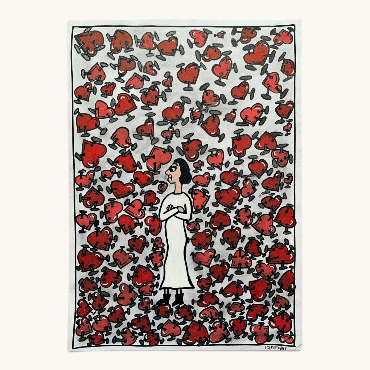 Verachtung – Fine-Art-Print nach handgezeichneter Illustration (Teil 1)