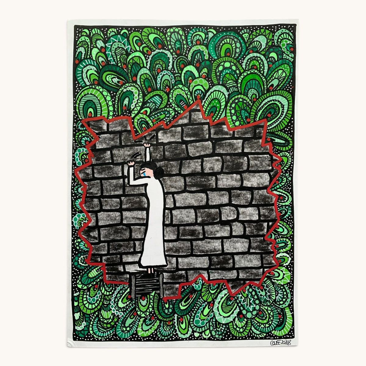 Verzweiflung – Fine-Art-Print nach handgezeichneter Illustration (Teil 1)